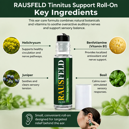 Sensory Support Roll-On 🌿 Calm Ear Noise & Promote Peace – With Benfotiamine & Essential Oils ✨