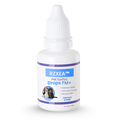 ✨70% OFF Ends in 10minute  | Daily Ear Care Made Simple for Pets | RZXEA™ Pet EarPro Drops FM+