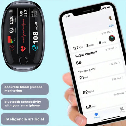 Pryxo™ Non-Invasive Smart Blood Sugar Tracking Device 99.9% Accuracy 